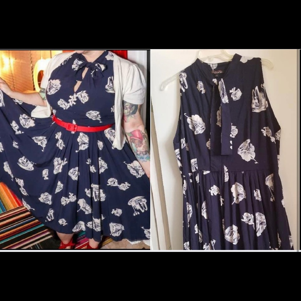 Trashy diva 18 Midnight in Paris streetcar dress. OBO